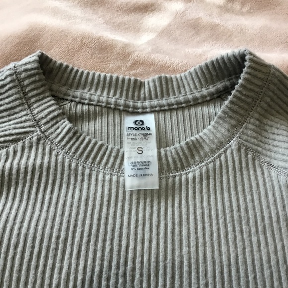 NWT Mono B ribbed pullover - Picture 5 of 11